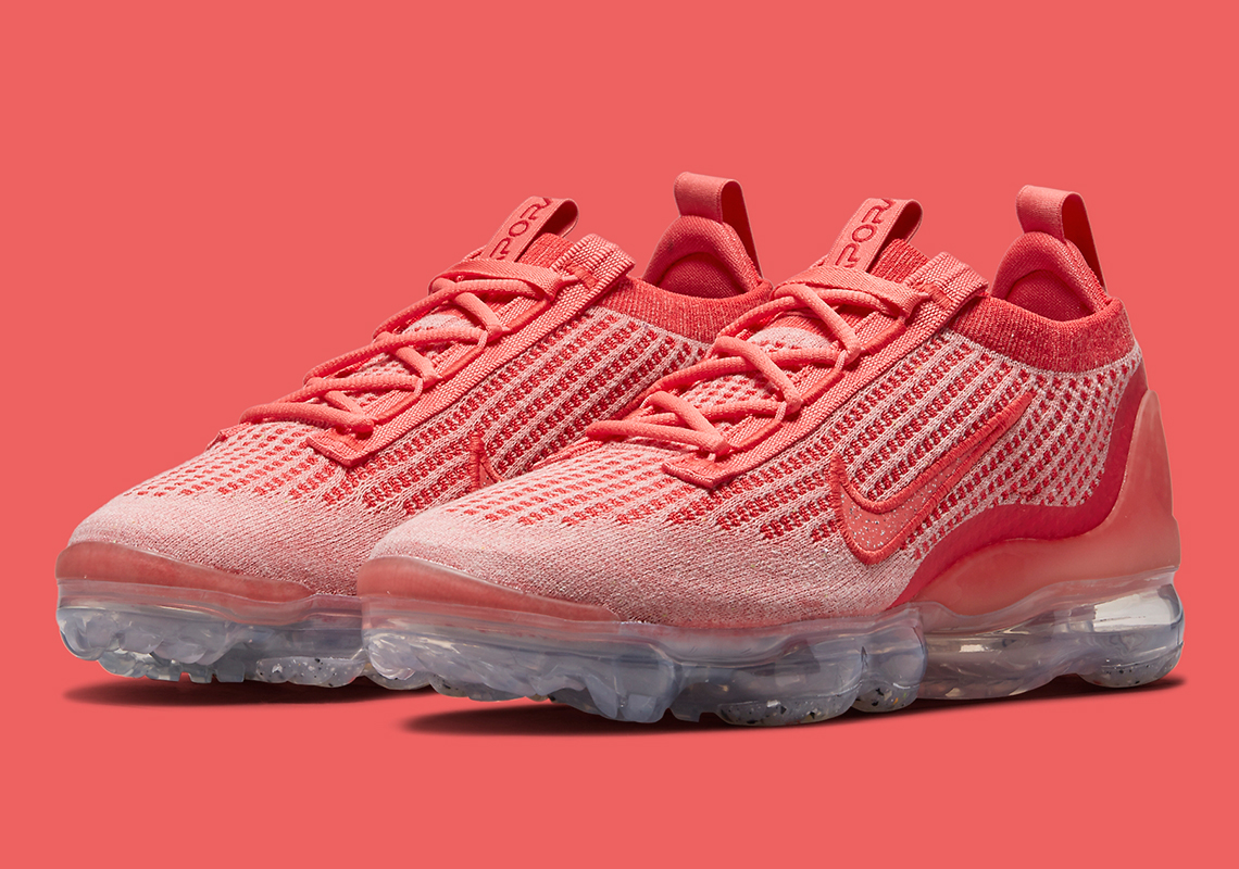 The Nike VaporMax Flyknit 2021 Gets A Full Red Finish