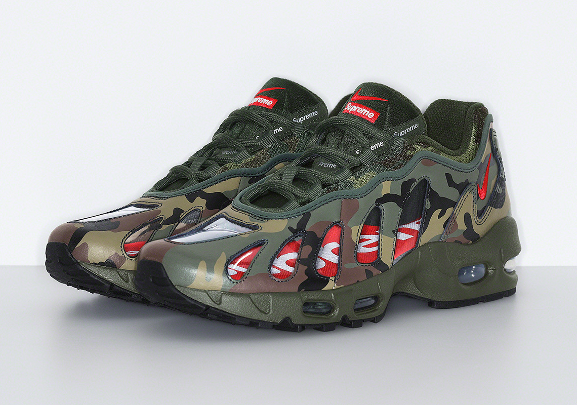 Supreme Nike Air Max 96 Camo Release Date 3