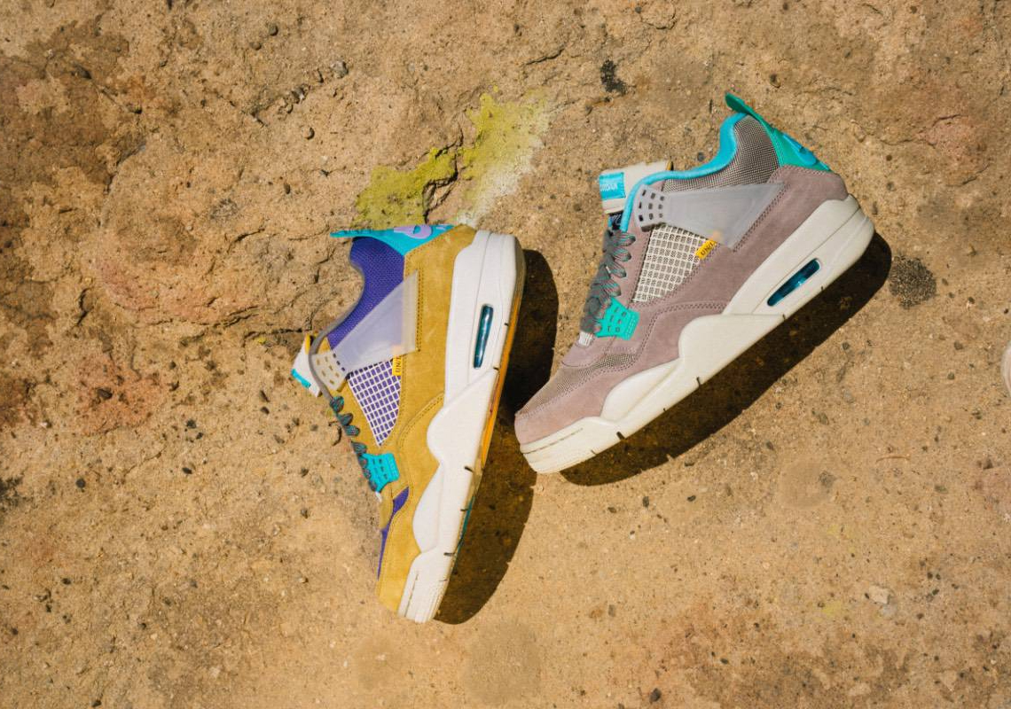 Union Jordan 4 Taupe Haze Desert Moss Release Date Lead