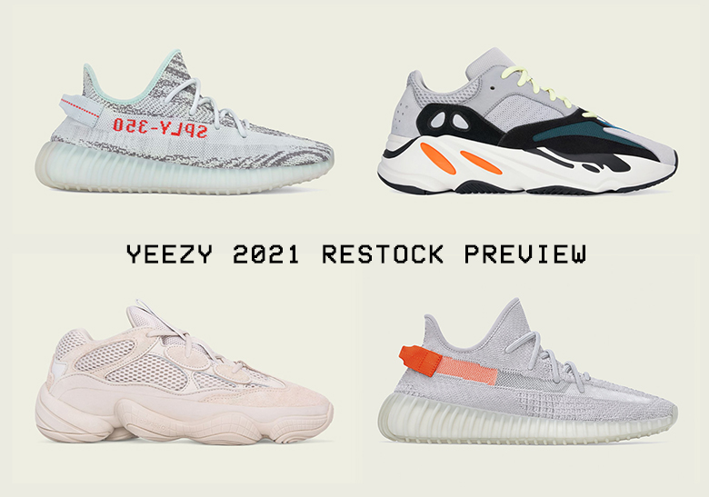 adidas YEEZY Restocks For 2021