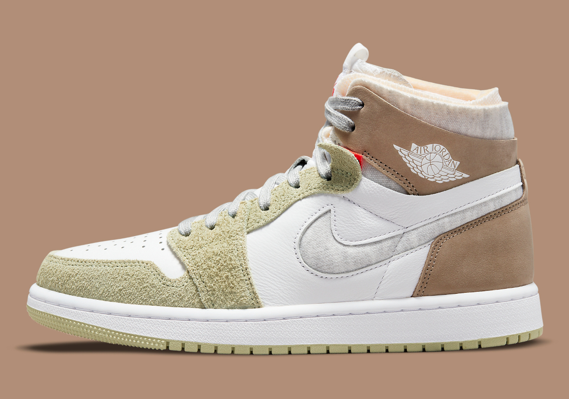 The Air Jordan 1 Zoom CMFT Gets Ready For Fall With "Olive Aura"