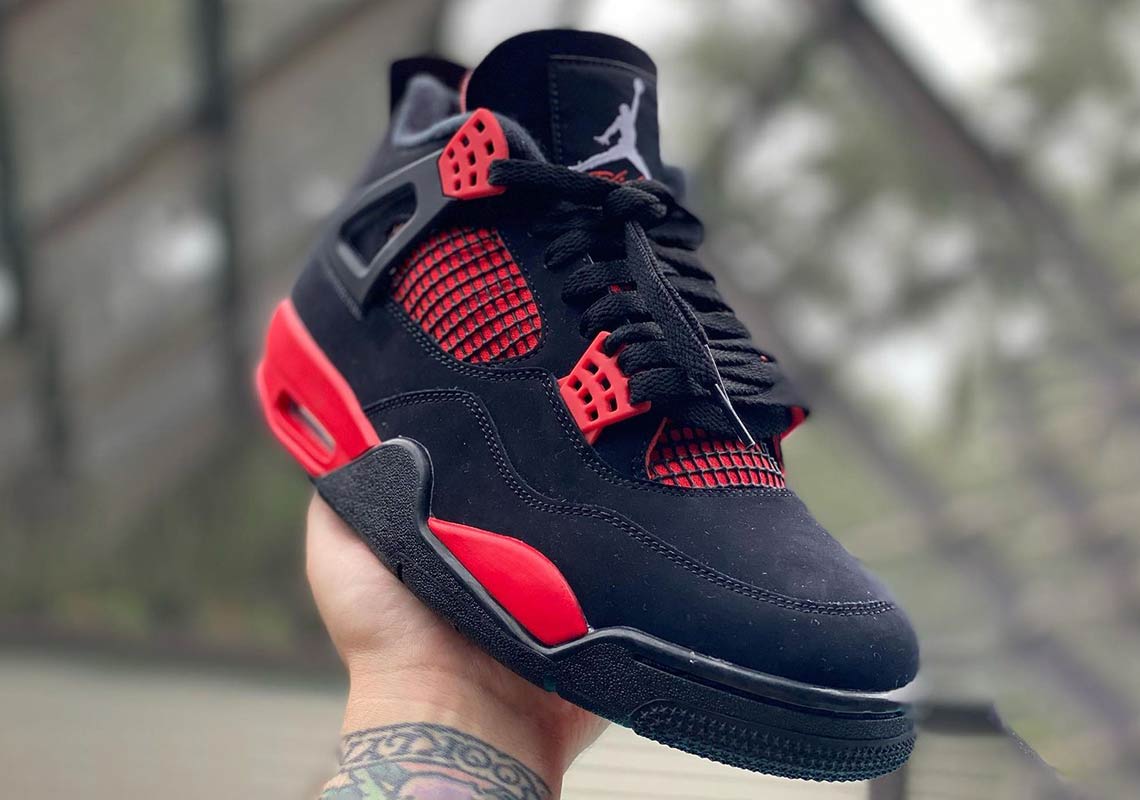 First Look At The Air Jordan 4 "Red Thunder"