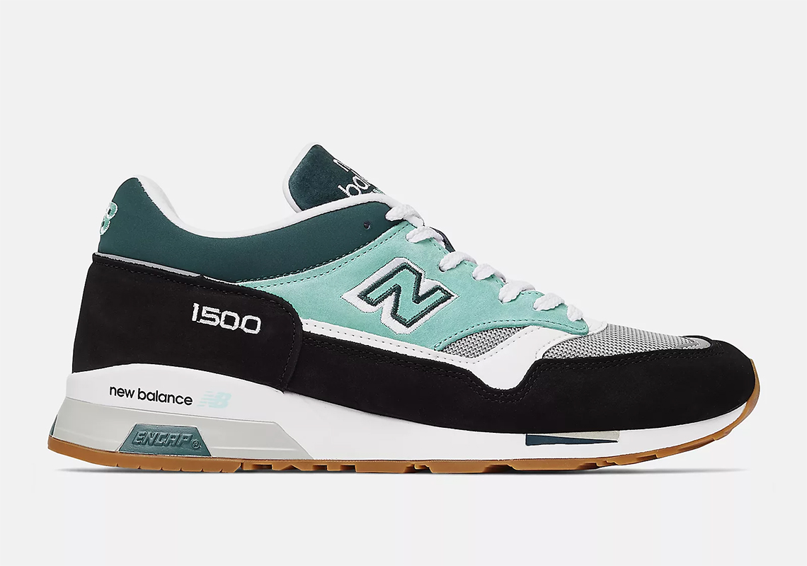 Two Tones Of Green Appear On This New Balance 1500 Made In UK