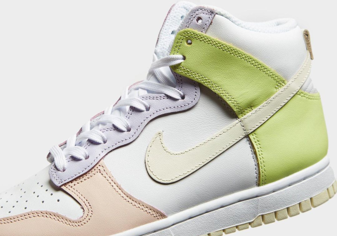 Nike Dunk High White Pastel 2021 3