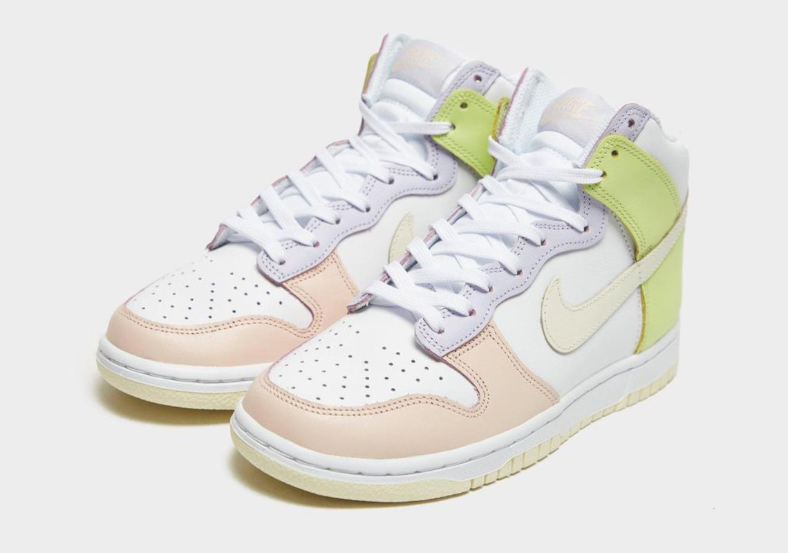 Nike Dunk High White Pastel 2021 4