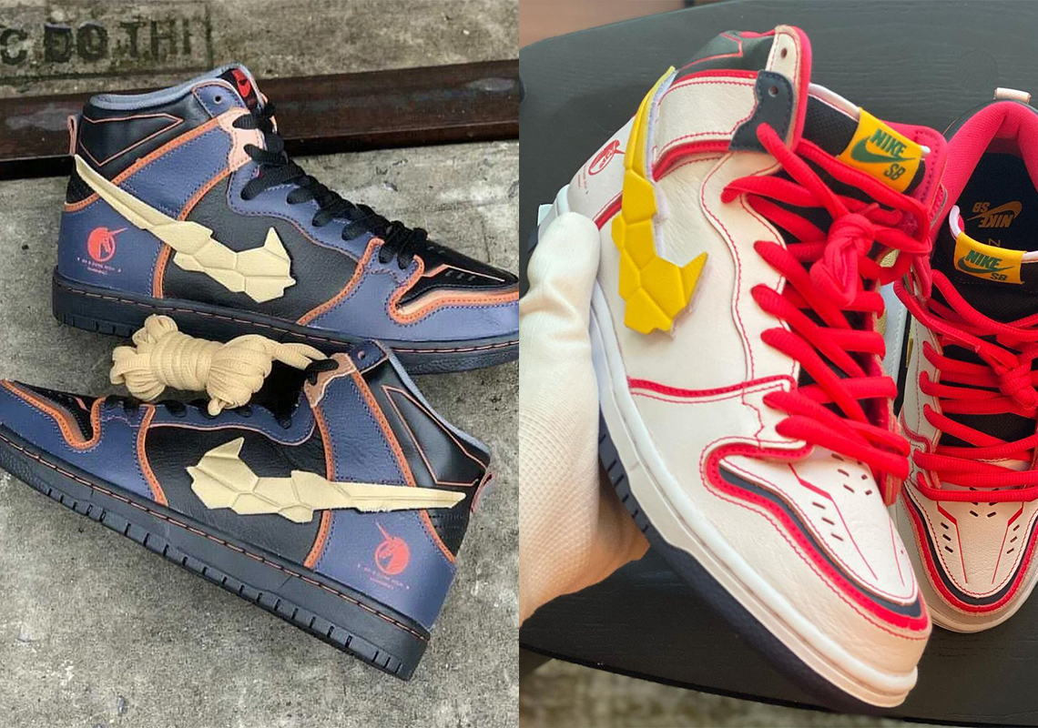 Gundam Unicorn Celebrates 15th Anniversary With Incredible Set Of Nike SB Dunk High Collaborations