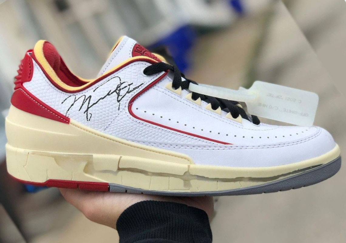 Off-White x Air Jordan 2 Low Features Michael Jordan’s Autograph