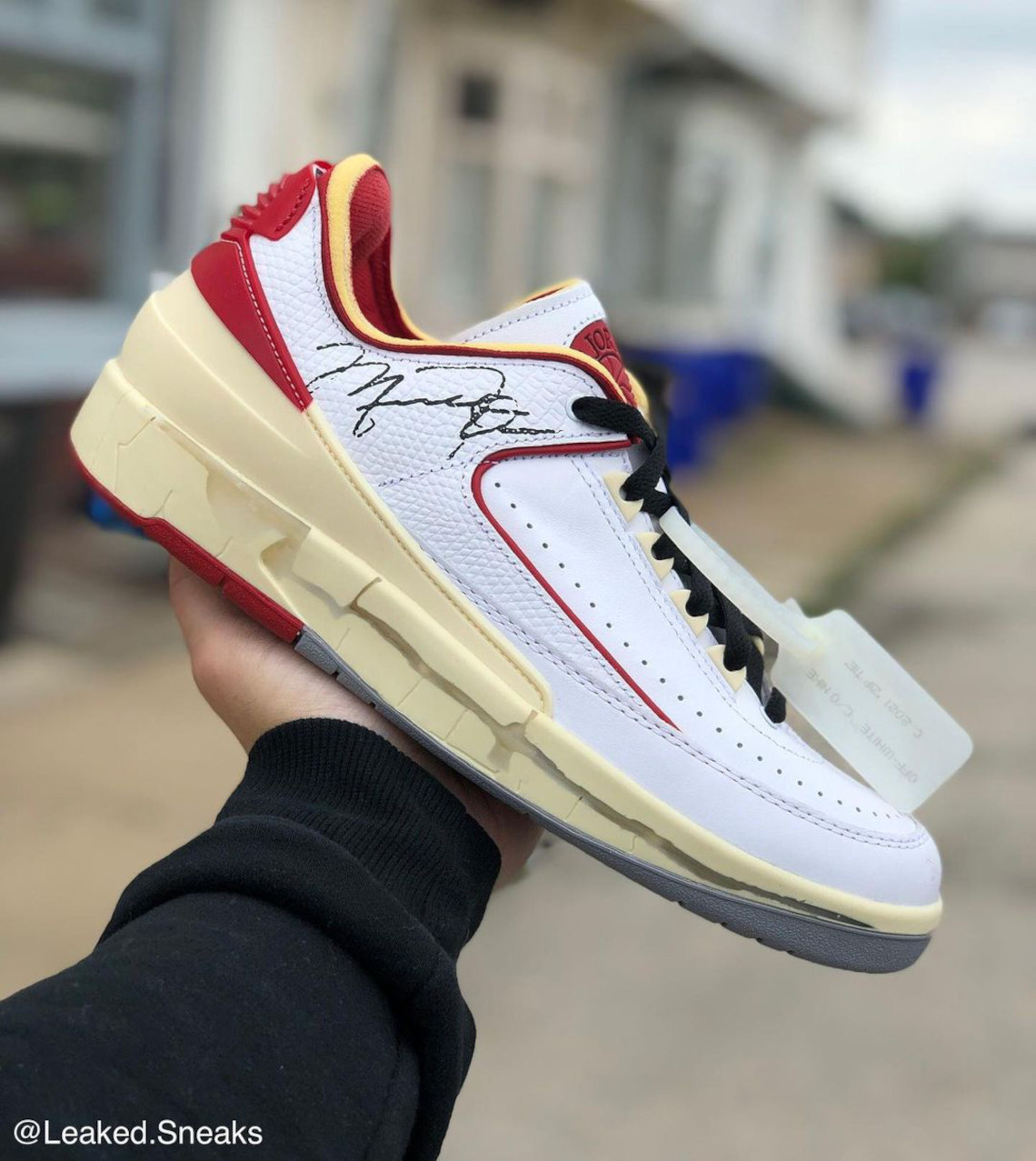 Off White Air Jordan 2 Low White Red Dj4375 106 1