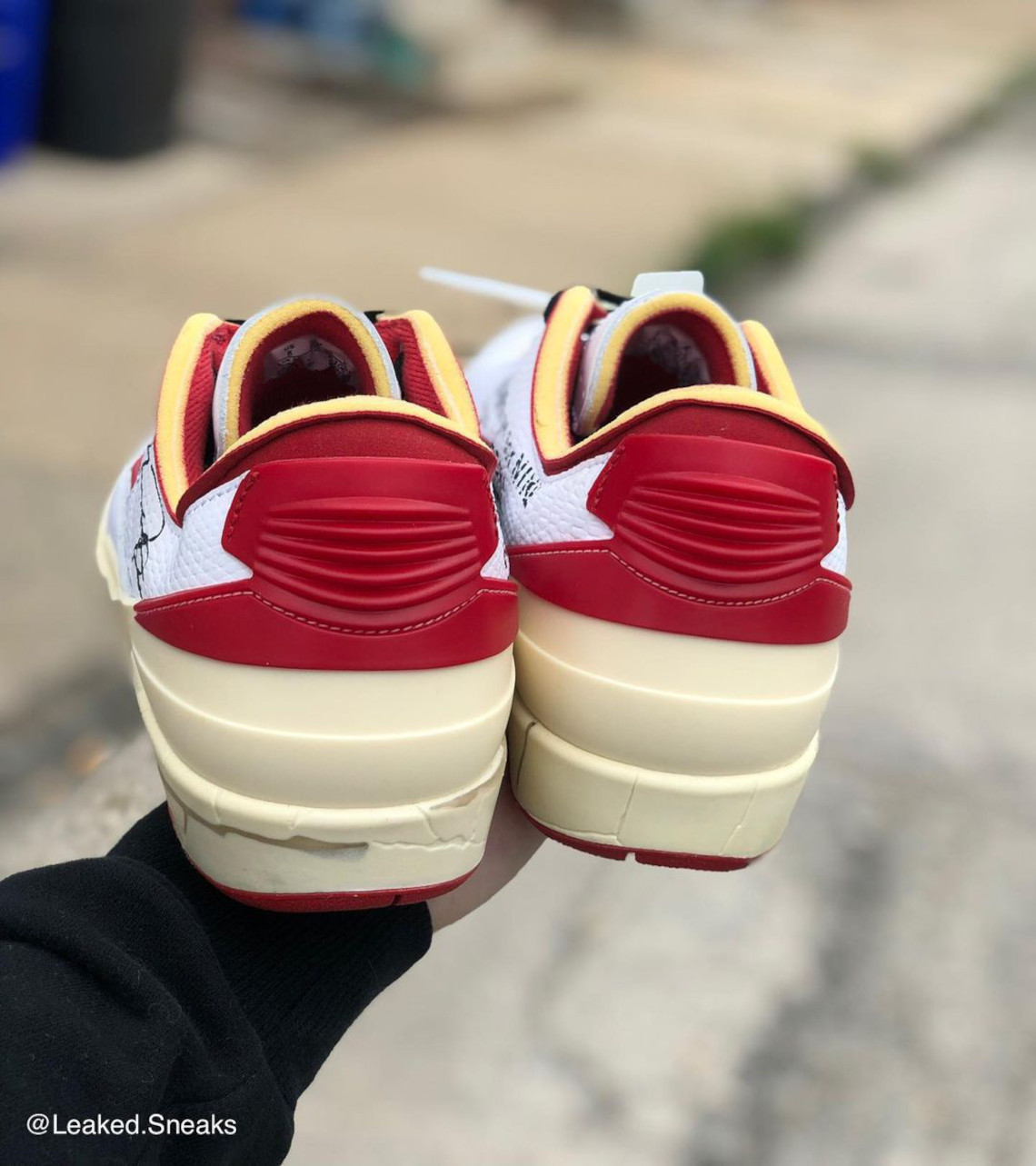 Off White Air Jordan 2 Low White Red Dj4375 106 3