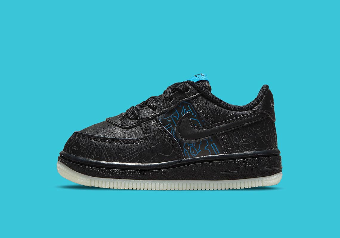 Space Jam Nike Air Force 1 Black Ps Dn1436 001 1