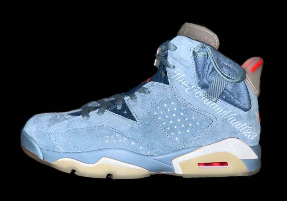 Could A Travis Scott x Air Jordan 6 Houston Oilers Colorway Be In The Works?