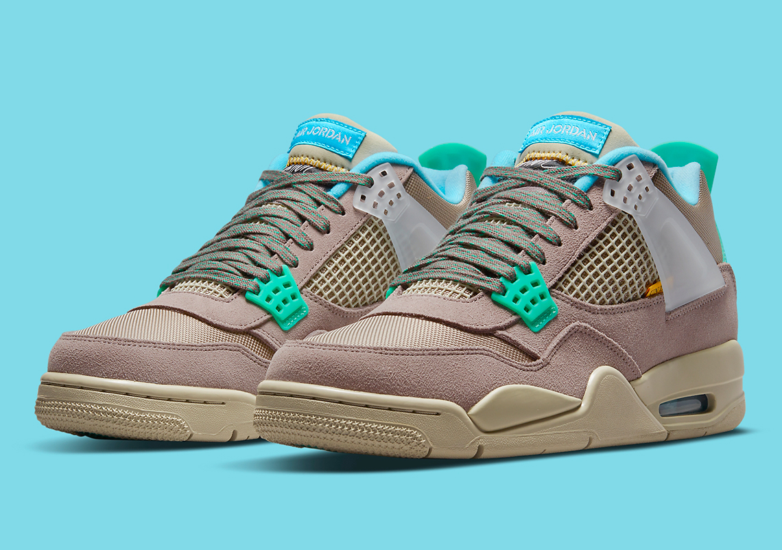 Official Images Of The Union x Air Jordan 4 "Taupe Haze"