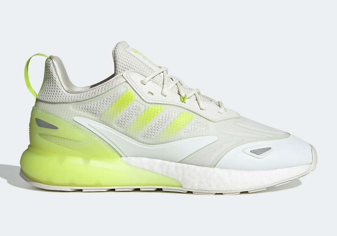 Adidas Zx 2k Boost 2 Semi Solar Slime Gz7734 3