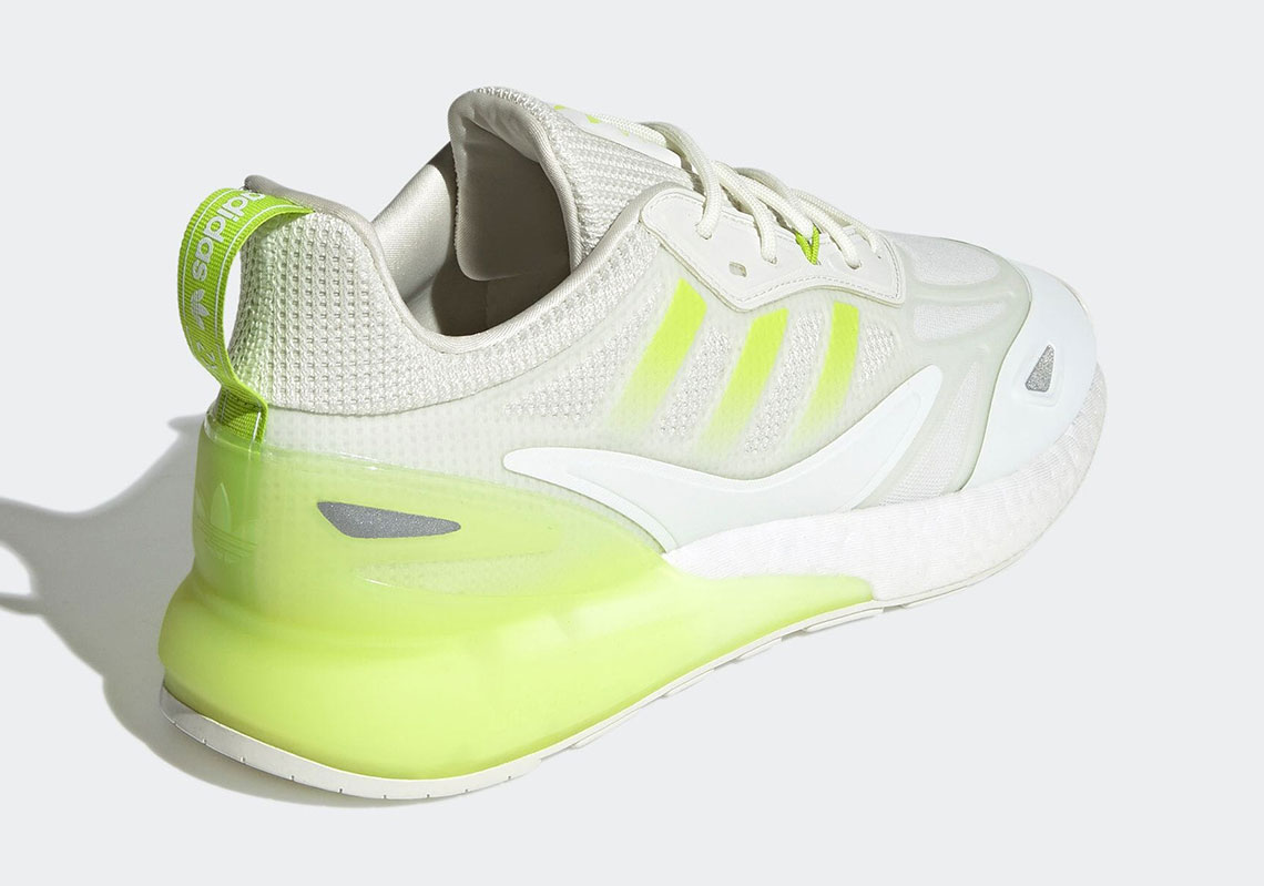 Adidas Zx 2k Boost 2 Semi Solar Slime Gz7734 8