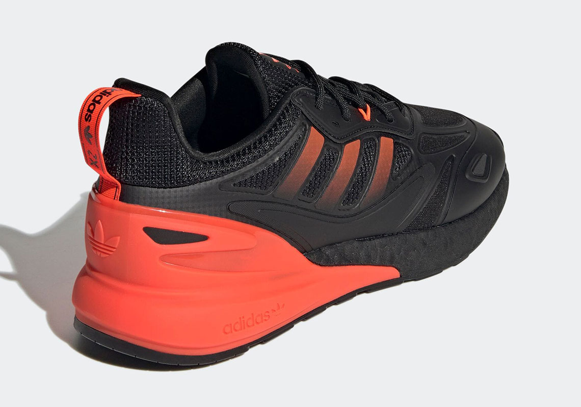 Adidas Zx 2k Boost 2 Solar Red Gz7735 3