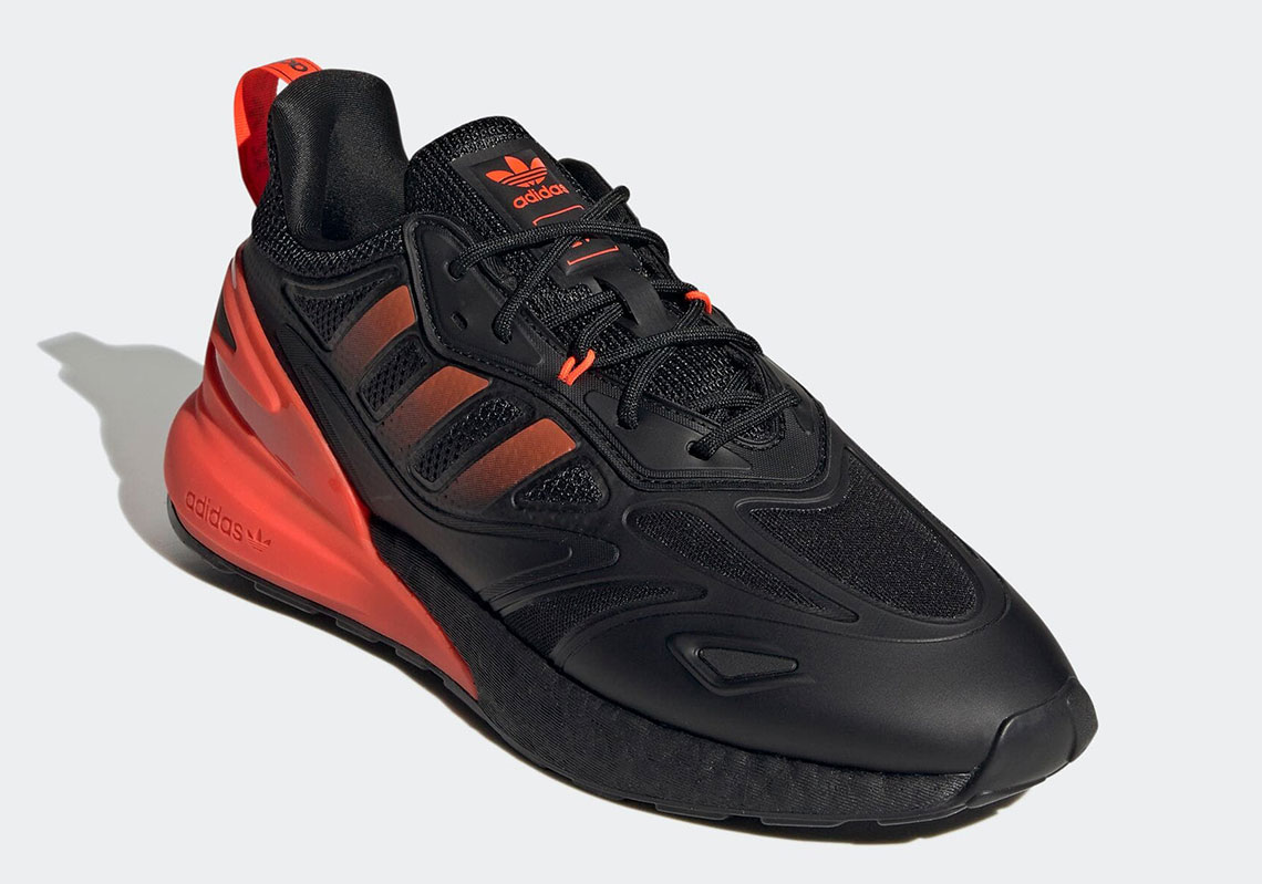 Adidas Zx 2k Boost 2 Solar Red Gz7735 6