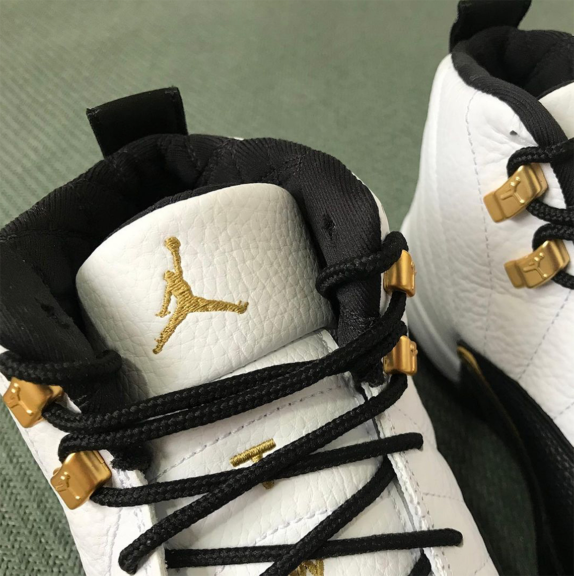 Air Jordan 12 Royalty White Black Metallic Gold Release Date 2