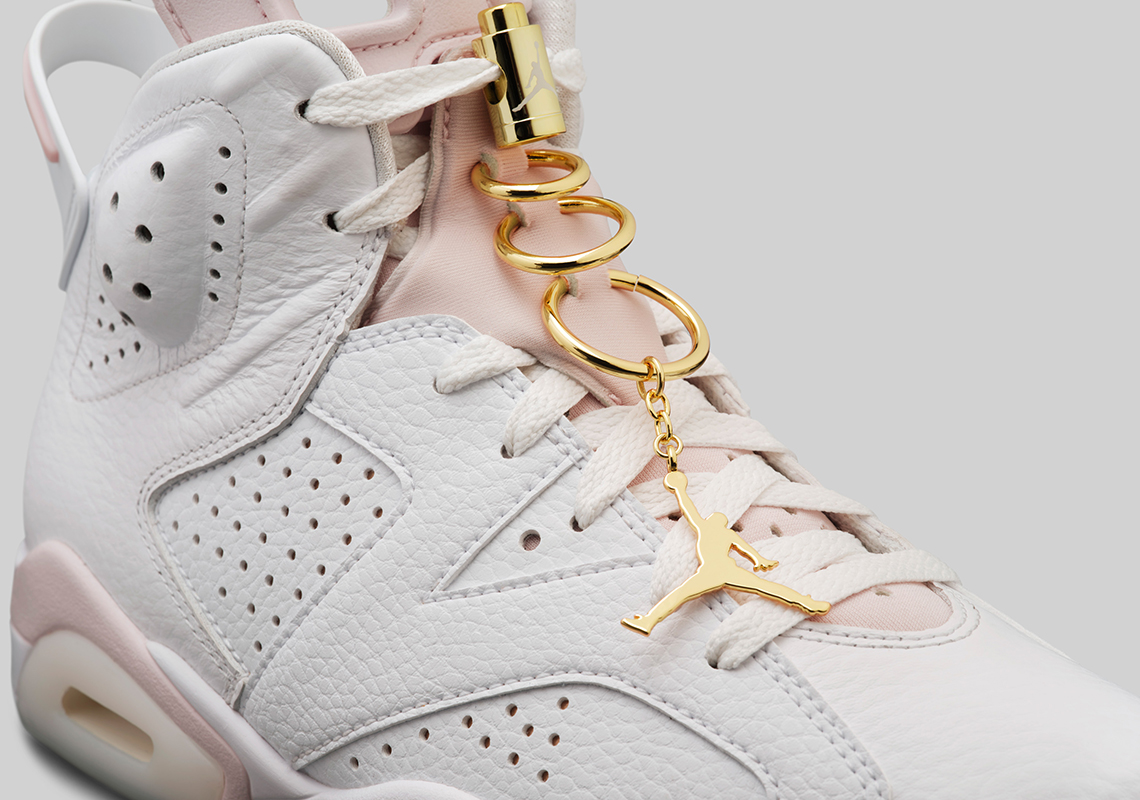 Air Jordan 6 Womens Dh9696 100 Gold Hoops 3