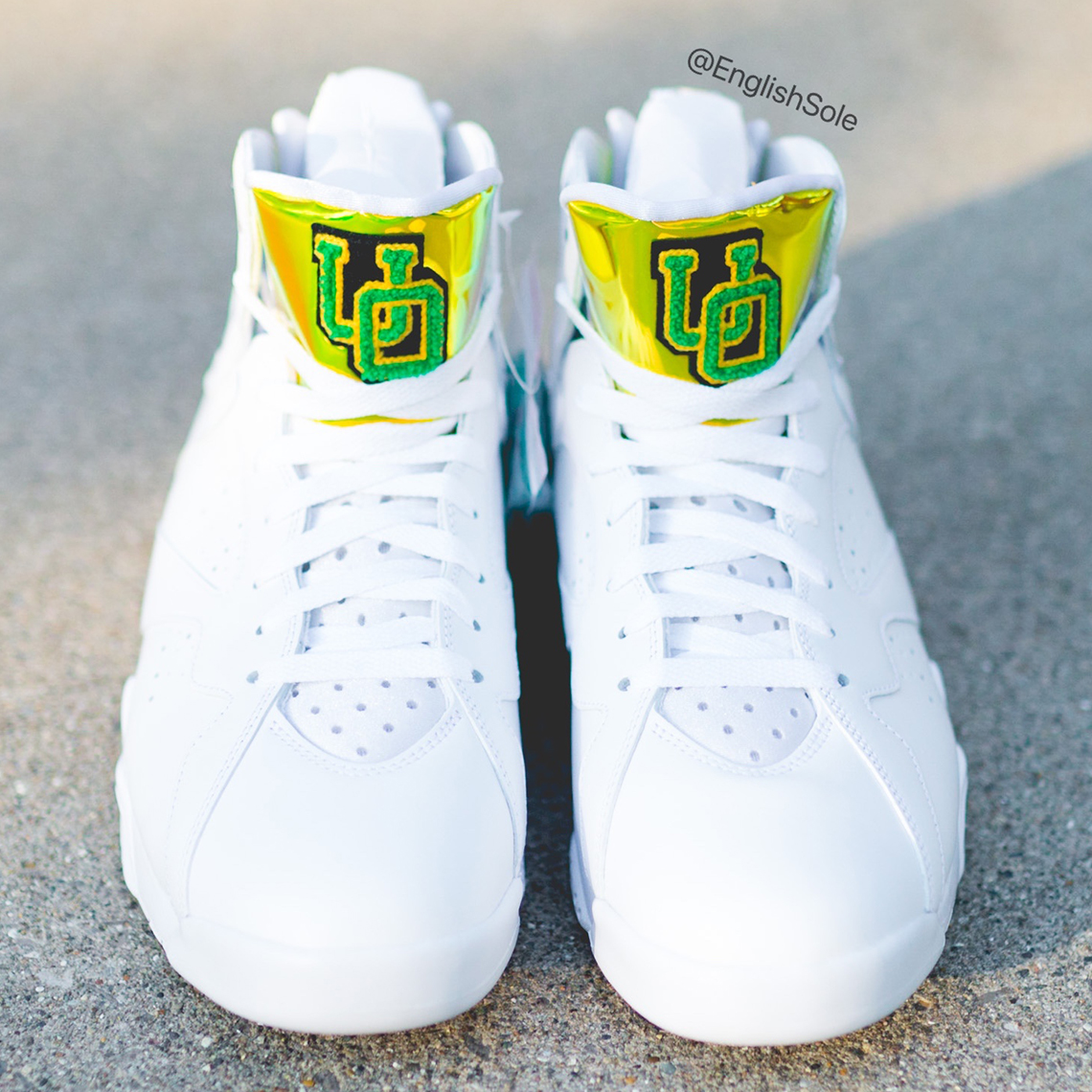 Jordan 7 Oregon White Pe 9