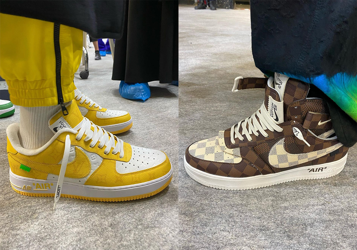 Louis Vuitton x Nike Air Force 1 Collaboration Revealed In Paris