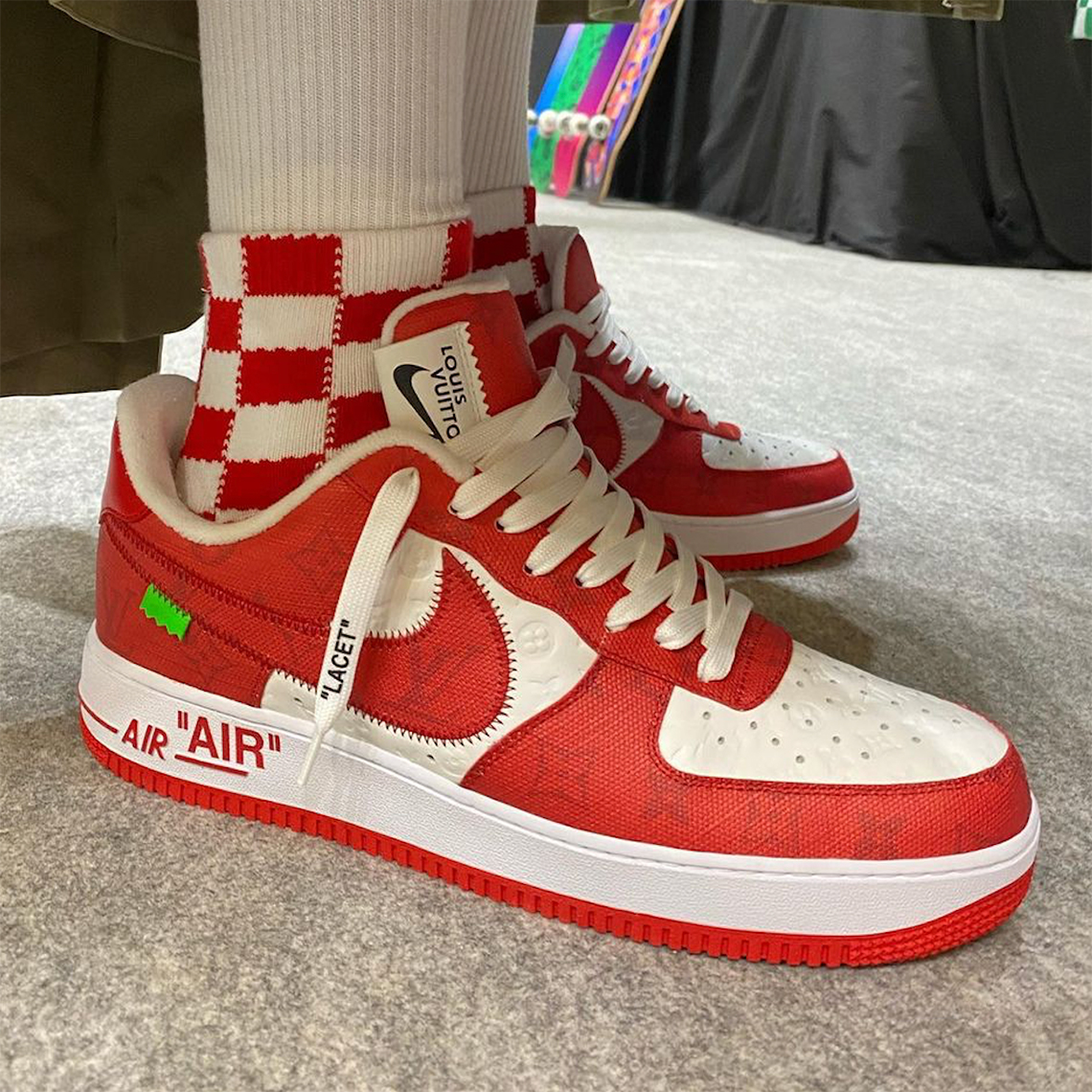 Louis Vuitton Nike Air Force 1 6