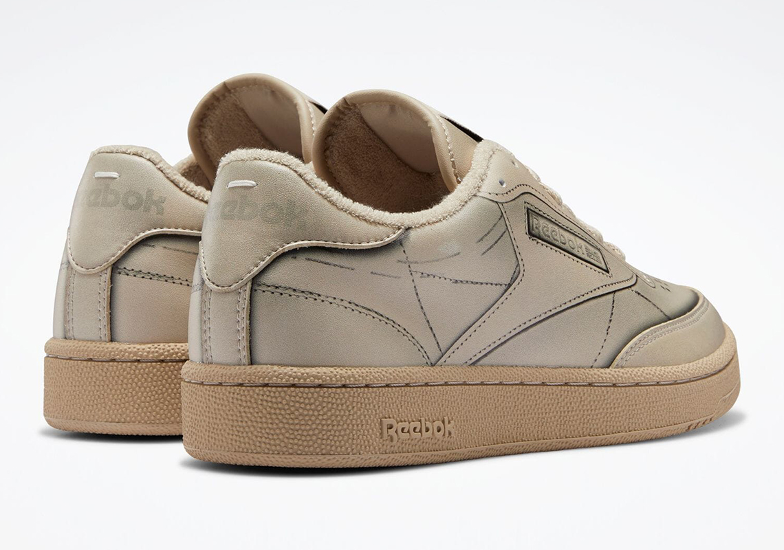 Margiela Reebok Club C Tan Gum Gx5142 1