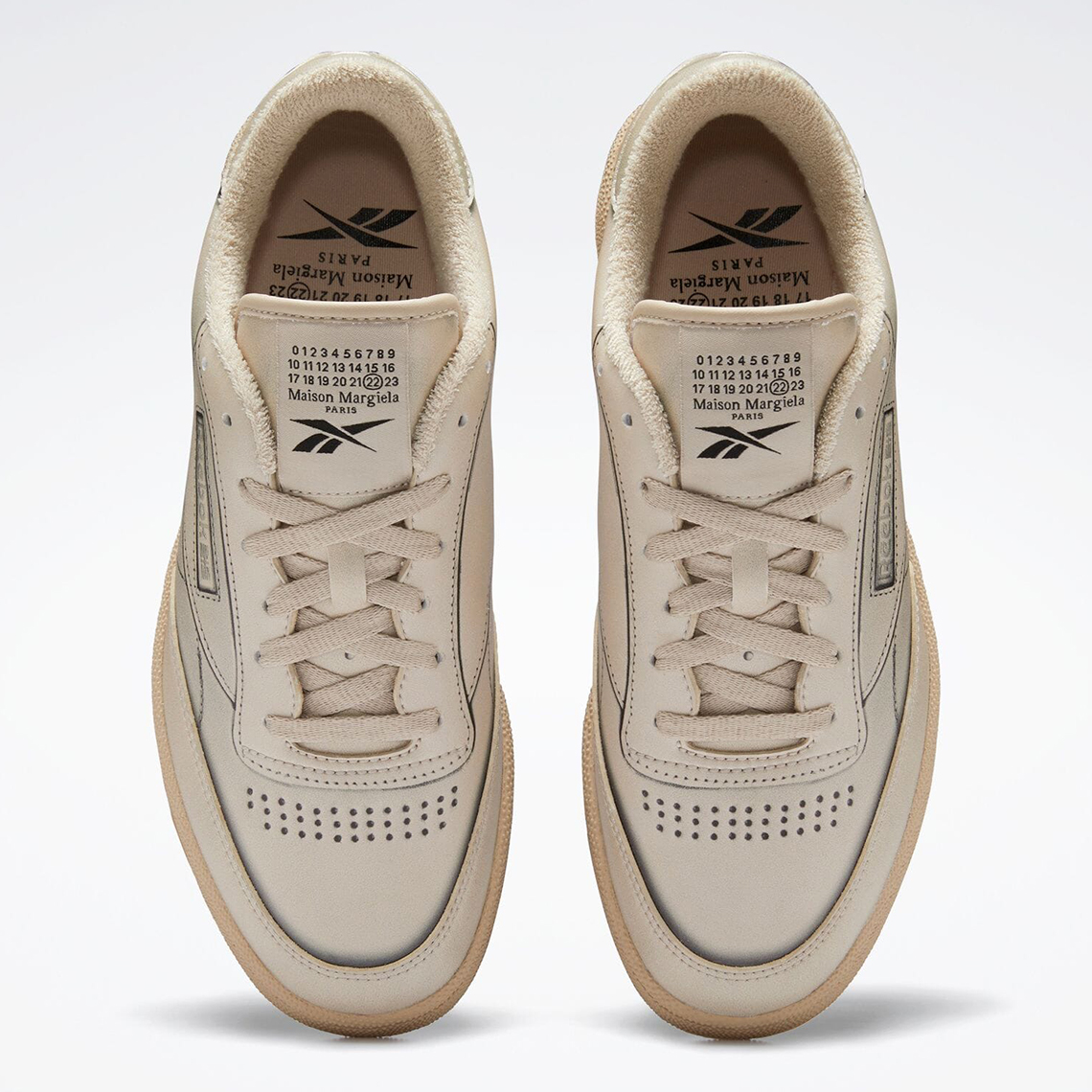 Margiela Reebok Club C Tan Gum Gx5142 6