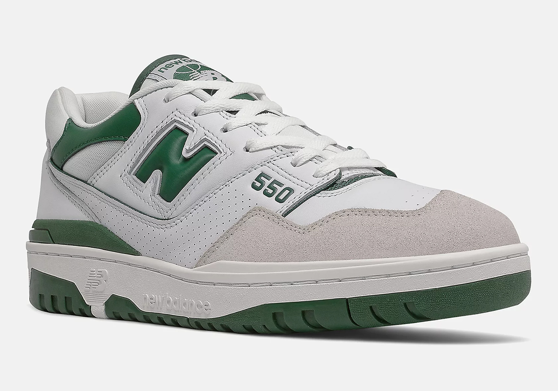 This Boston-Friendly New Balance 550 Features Some Lucky Green Accents