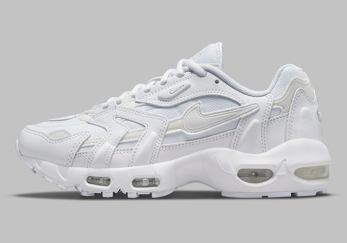 Standard Triple White Arrives On The Nike Air Max 96 II