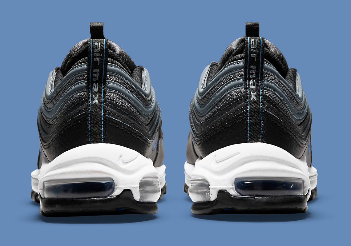 Nike Air Max 97 Black Metallic Silver Racer Blue Dm9105 001 6