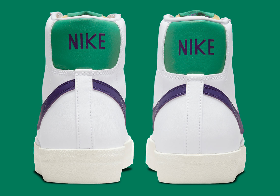 Nike Blazer Mid 77 White Green Purple Do1157 100 1