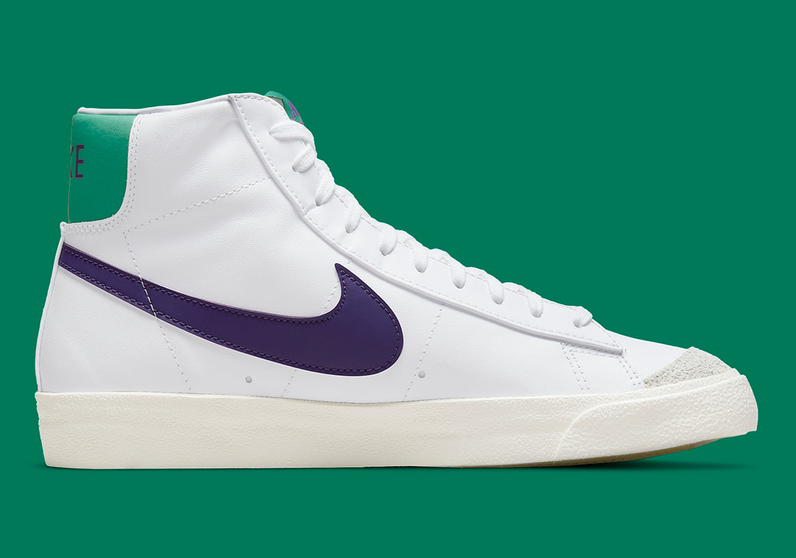 Nike Blazer Mid 77 White Green Purple Do1157 100 2