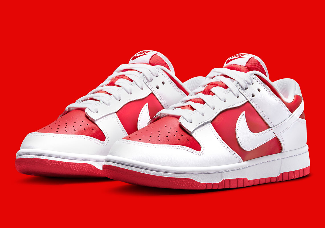 Official Images Of The Nike Dunk Low "University Red"