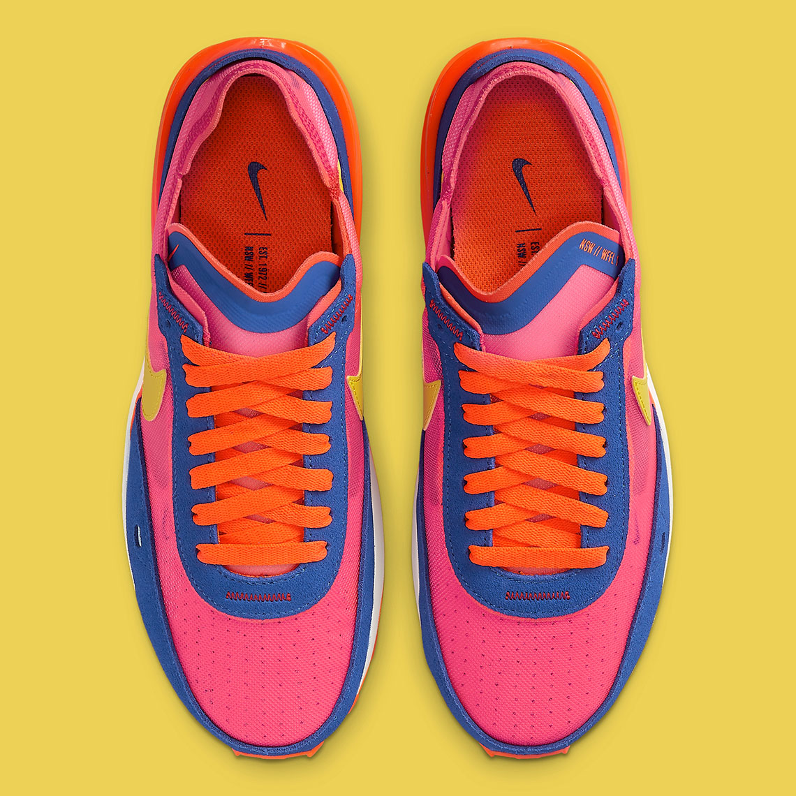 Nike Waffle One Pink Blue Yellow Orange Dc2533 400 2