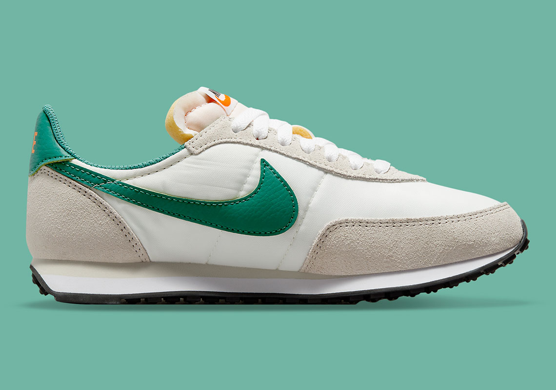 Nike Waffle Trainer 2 White Green Orange Da8291 001 4