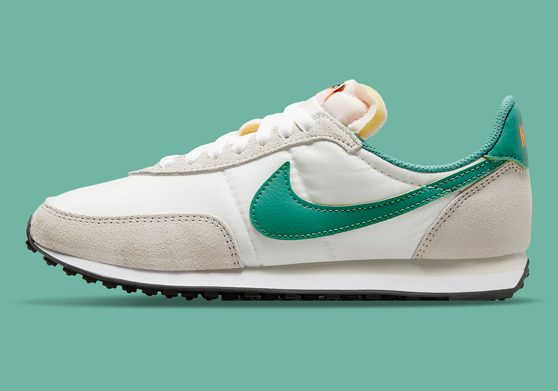 Nike Waffle Trainer 2 White Green Orange Da8291 001 5