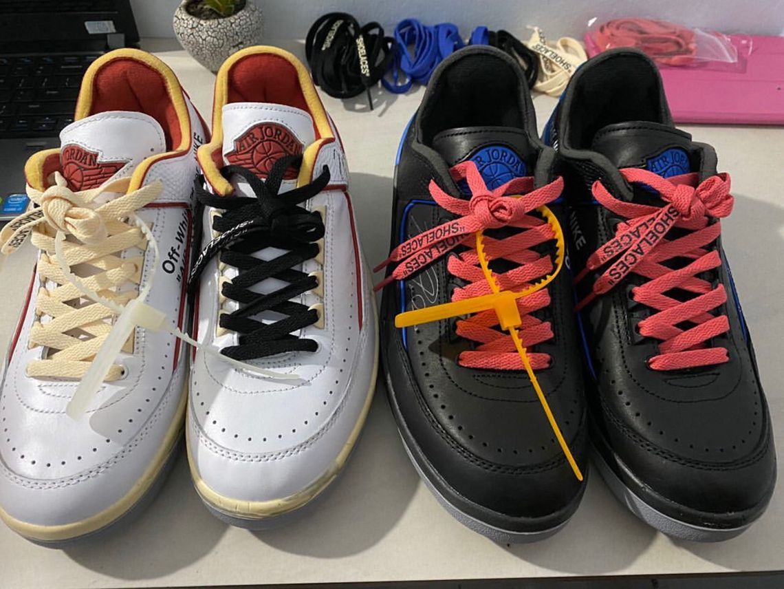 Off White Jordan 2 Black Orange