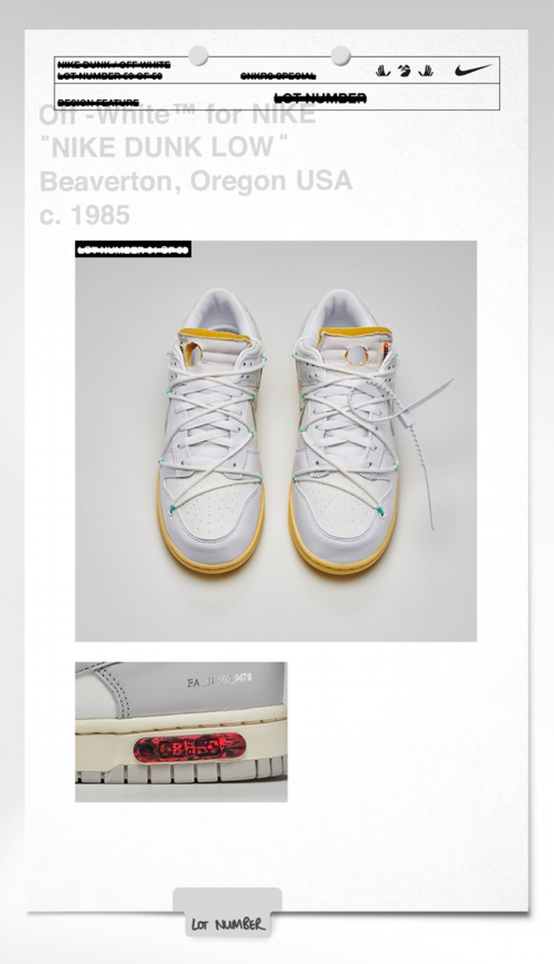 Off White Nike Dunks 2021 All Colors 7