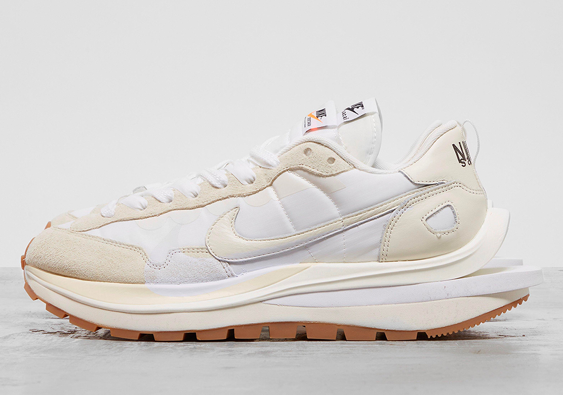 Official Images Of The sacai x Nike VaporWaffle "Sail"