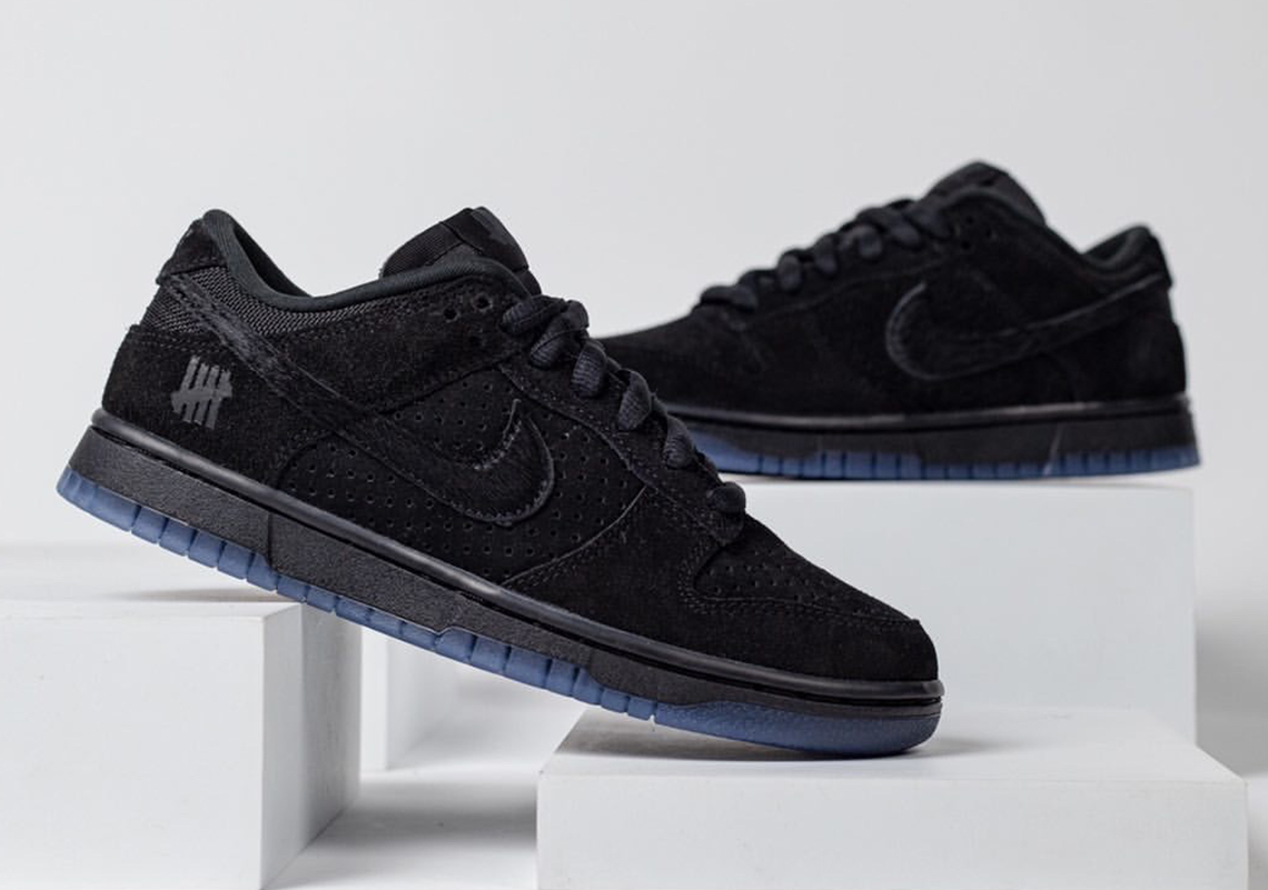 Undefeated And Nike Expand The "Dunk vs. AF-1" Pack With This Blacked Out Dunk Low