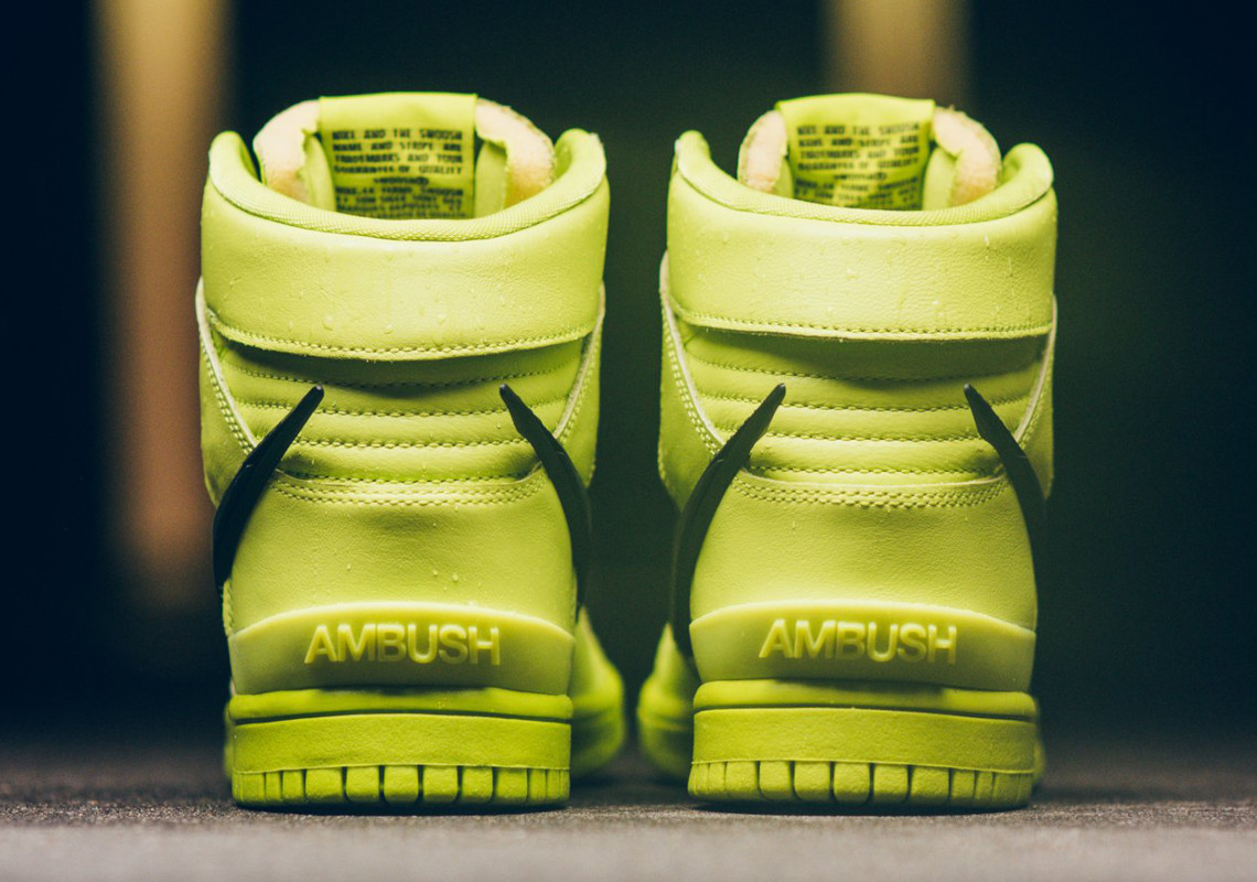 Ambush Nike Dunk High Atomic Green Cu7544 300 2