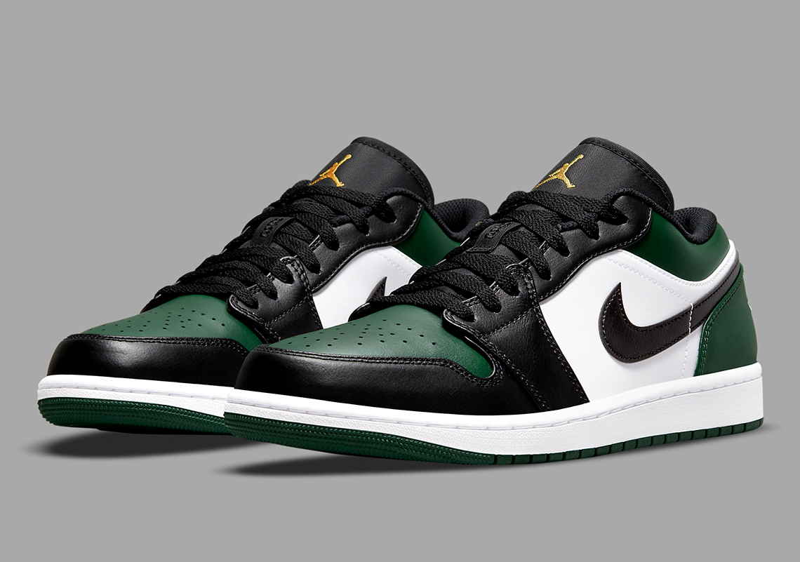 Official Images Of The Air Jordan 1 Low "Green Toe"