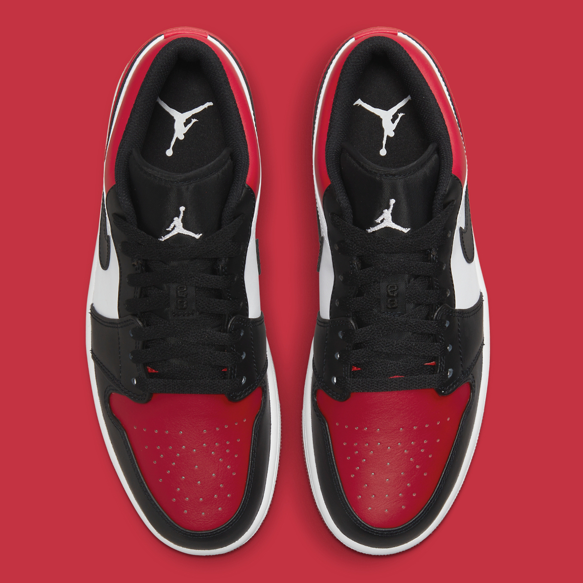 Air Jordan 1 Low Red Toe 553558 612 8