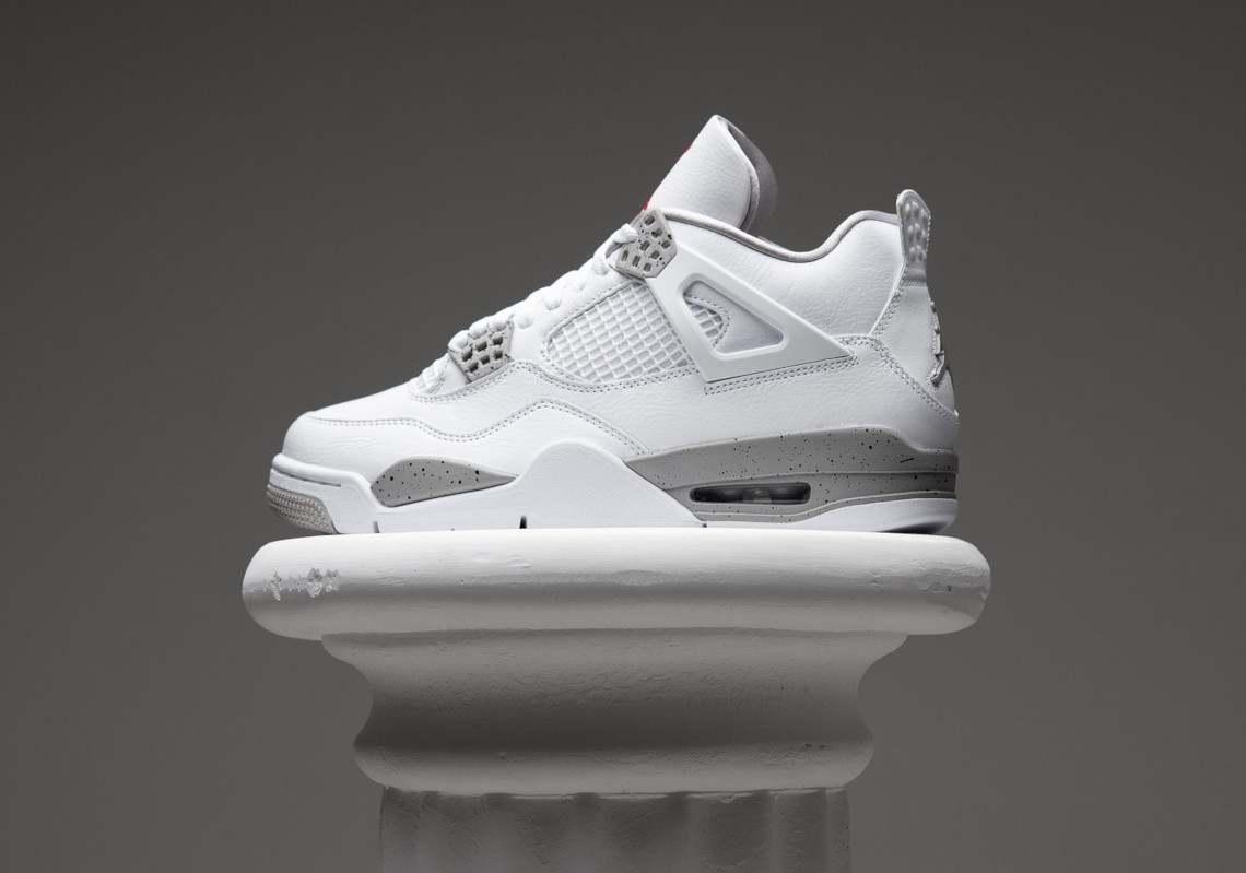 The Air Jordan 4 "Tech White" Releases Tomorrow