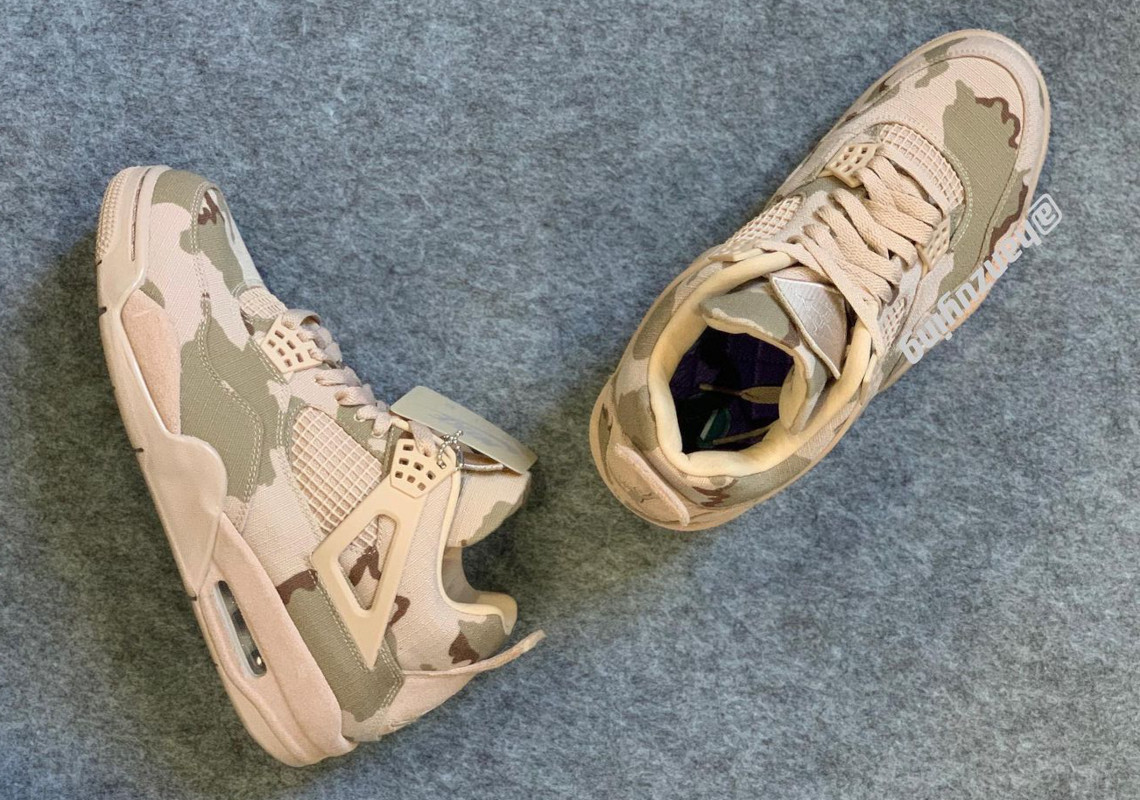 Aleali May Air Jordan 4 Camo 3