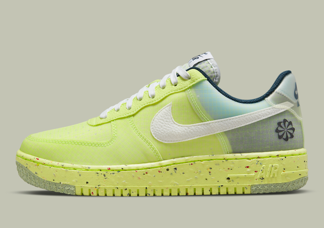 Nike's "Move To Zero" Campaign Brings Vibrant "Light Lemon Twist" To The Air Force 1 Crater