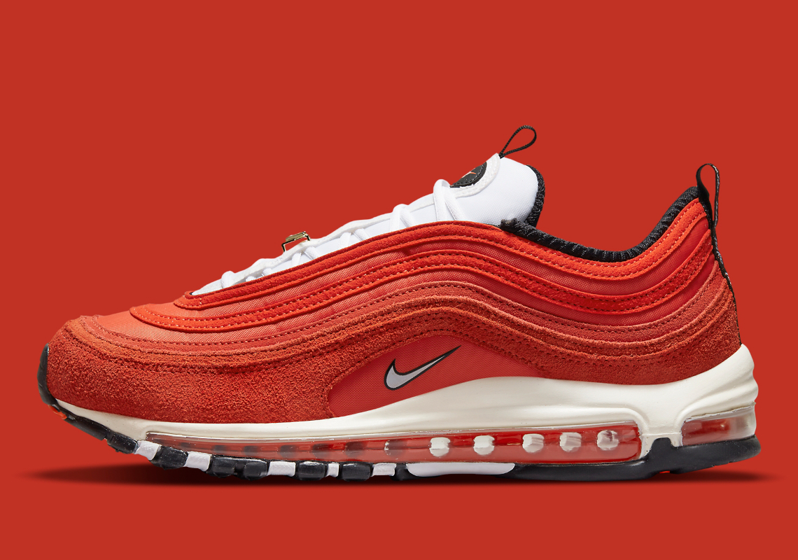 A "Blood Orange" Nike Air Max 97 Joins The Expansive "First Use" Collection