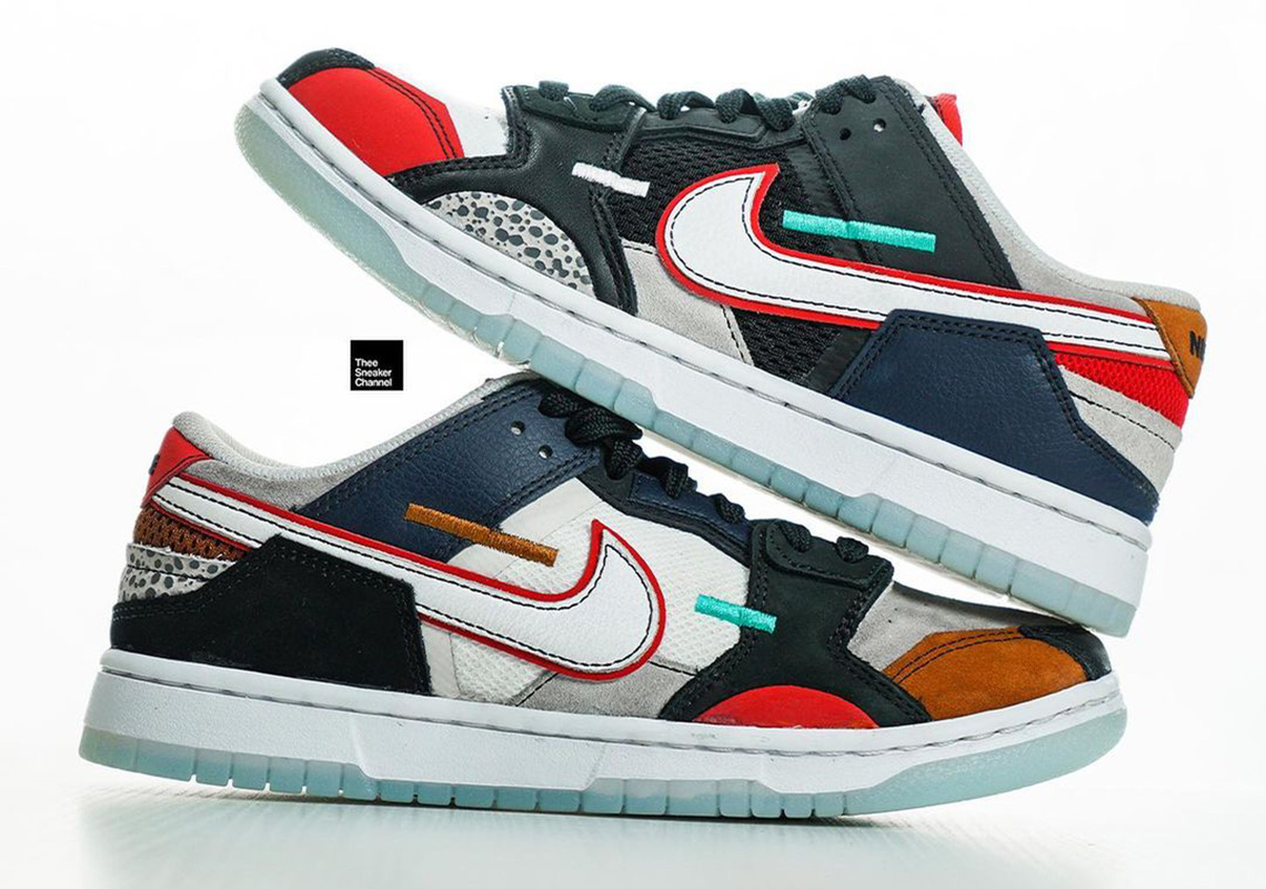 Hits Of Safari Print Appear On This New Nike Dunk Low Scrap