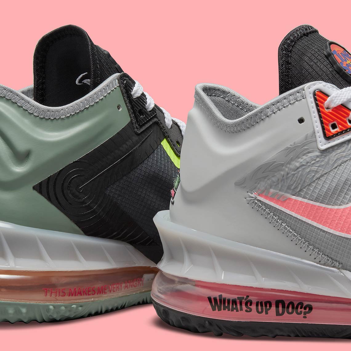 Nike Lebron 18 Low Bugs Bunny Vs Marvin The Martian Cv7562 005 9