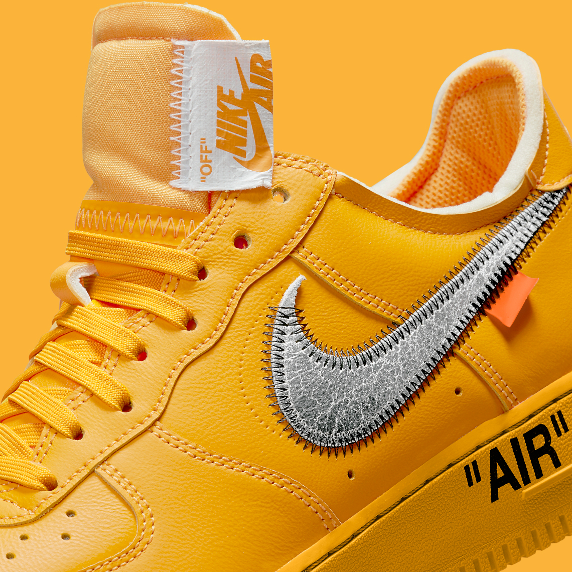 Off White Nike Air Force 1 Lemonade Dd1876 700 5